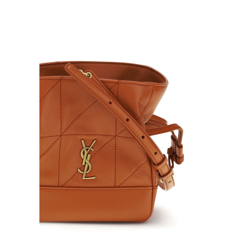 Saint Laurent Orange Lamm Ovis Aries Aries Clutch Bag