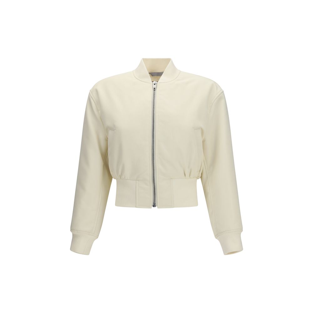 Balenciaga Bomber aus beigem Polyester