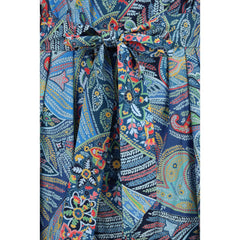 Etro Blauwe Katoenen Casual Jurk