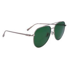 Ferragamo Sonnenbrille aus grauem Metall