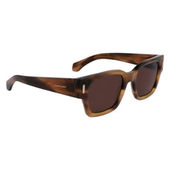 Ferragamo bruine acetaat zonnebril