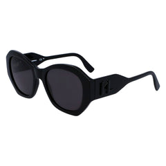 Karl Lagerfeld – Schwarze Sonnenbrille mit Spritzguss