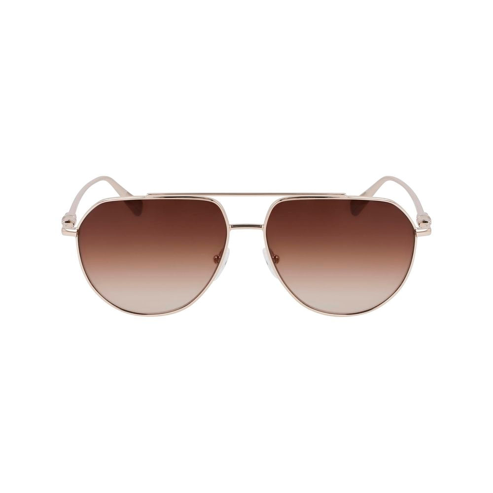 Longchamp Sonnenbrille aus goldenem Metall