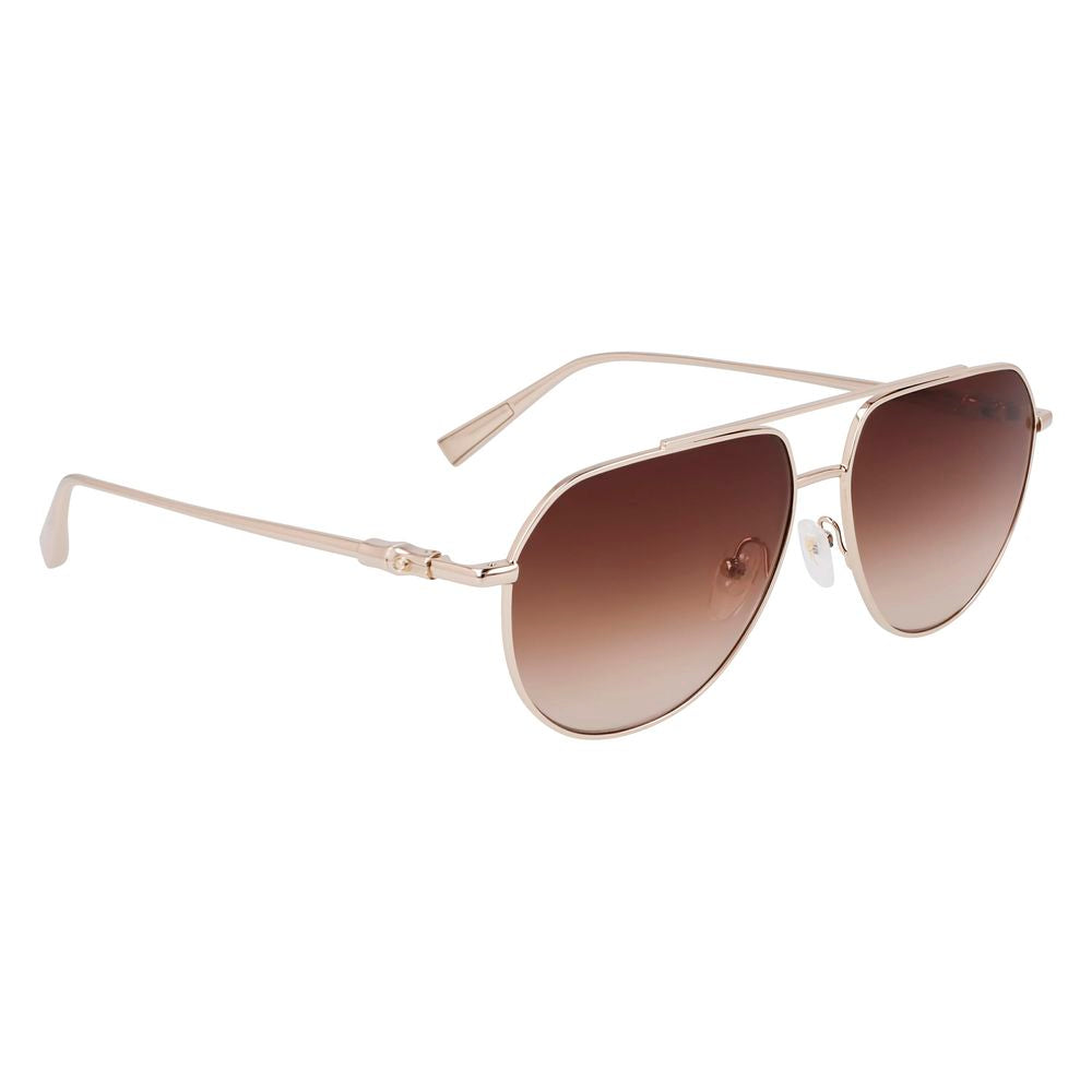 Longchamp Sonnenbrille aus goldenem Metall