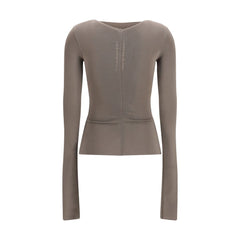 Rick Owens Gray Viscose Shirt