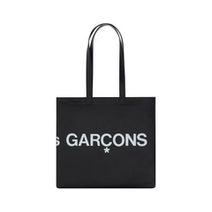 Comme Des Garçons Black Calf Leather Bos Taurus Shoulder Bag