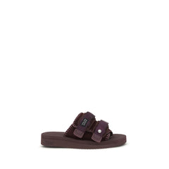 Forte_Forte Paarse Polyester Opsteeksandalen