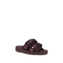Forte_Forte Paarse Polyester Opsteeksandalen