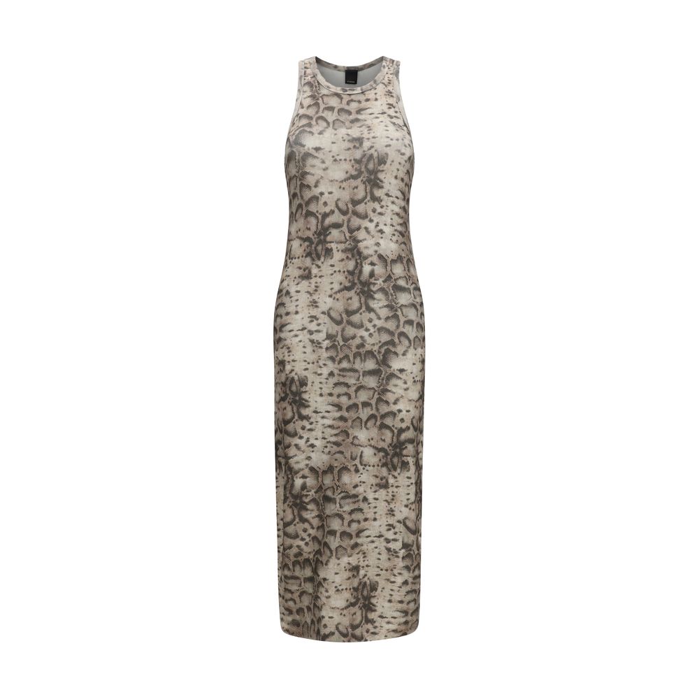 PINKO Beiges Freizeitkleid aus Baumwolle
