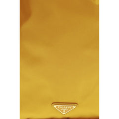 Prada Orange Recycled Polyamide Clutch Bag
