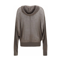 Rick Owens Gray Cashmere Hoodie