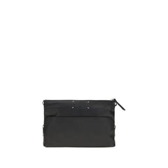 Maison Margiela Zwarte Kalfsleren Bos Taurus Clutch Tas