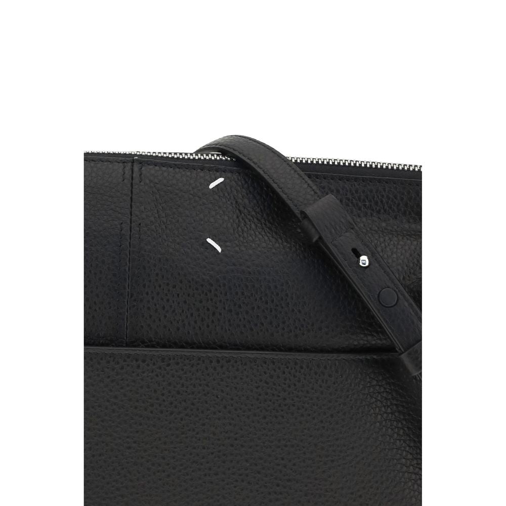 Maison Margiela Zwarte Kalfsleren Bos Taurus Clutch Tas