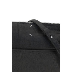 Maison Margiela Zwarte Kalfsleren Bos Taurus Clutch Tas