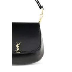 Saint Laurent Zwart Kalfsleer Bos Taurus Handtas