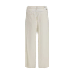 'S Max Mara Beige Katoenen Casual Broek