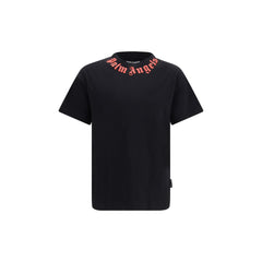Palm Angels Schwarzes Baumwoll-T-Shirt