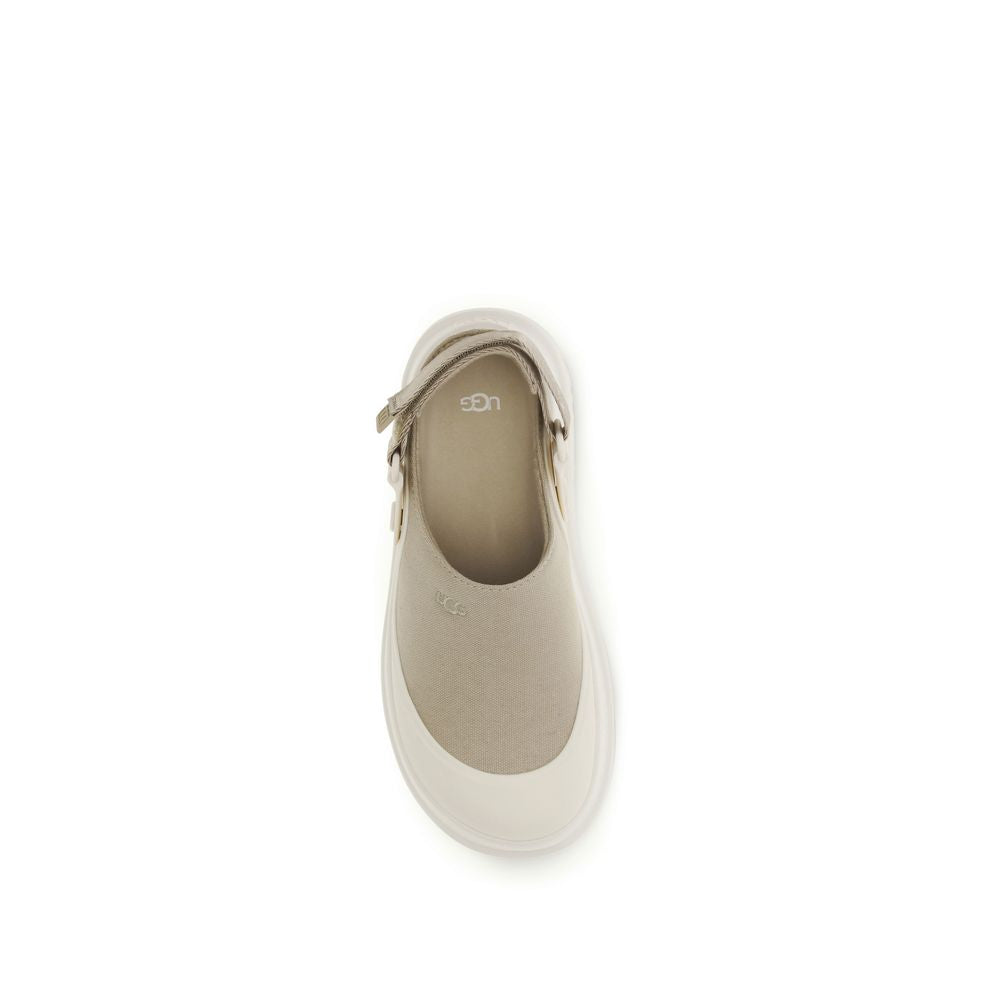 UGG Beige Cotton Mules