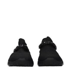 Jimmy Choo Zwarte Stoffen Instappers