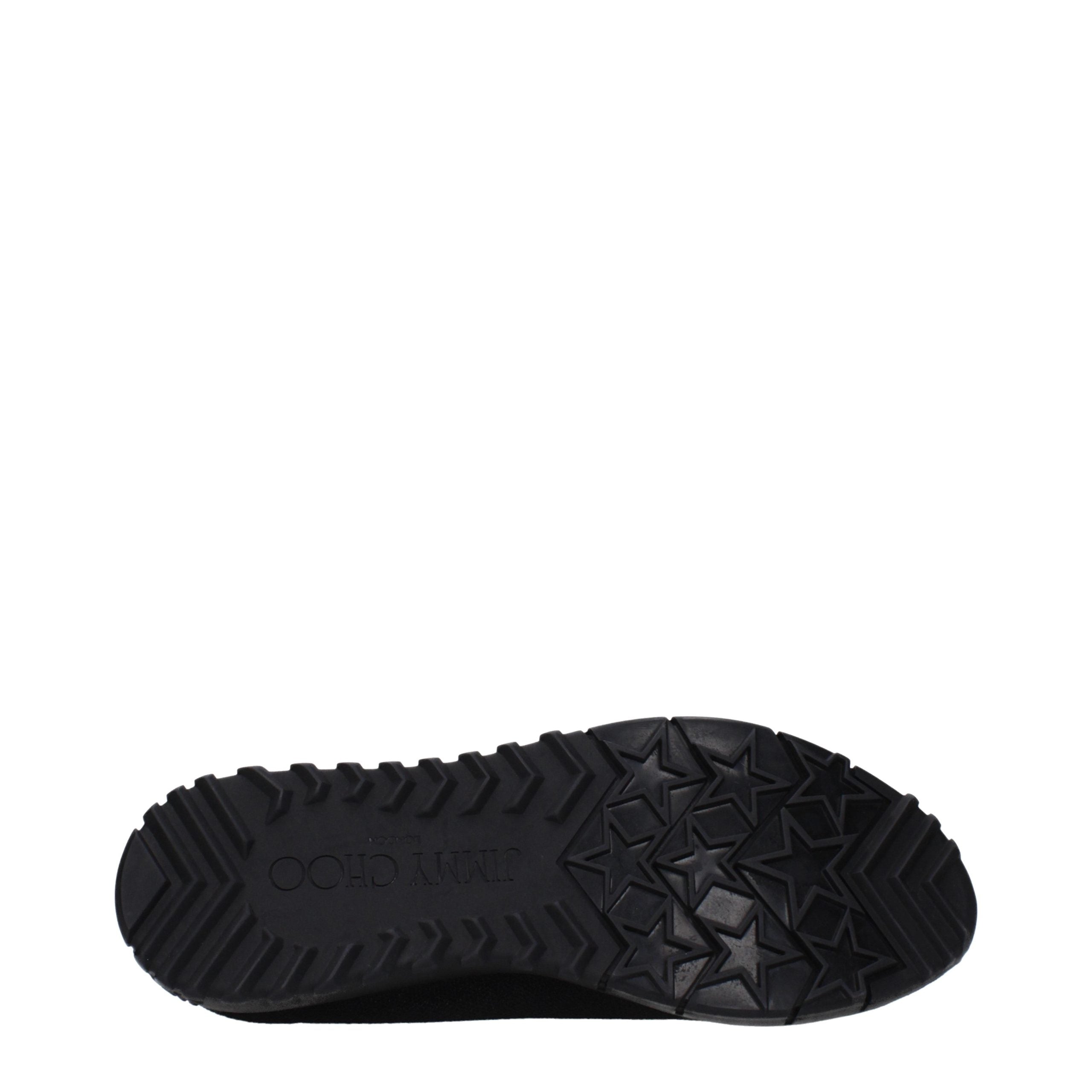 Jimmy Choo Zwarte Stoffen Instappers