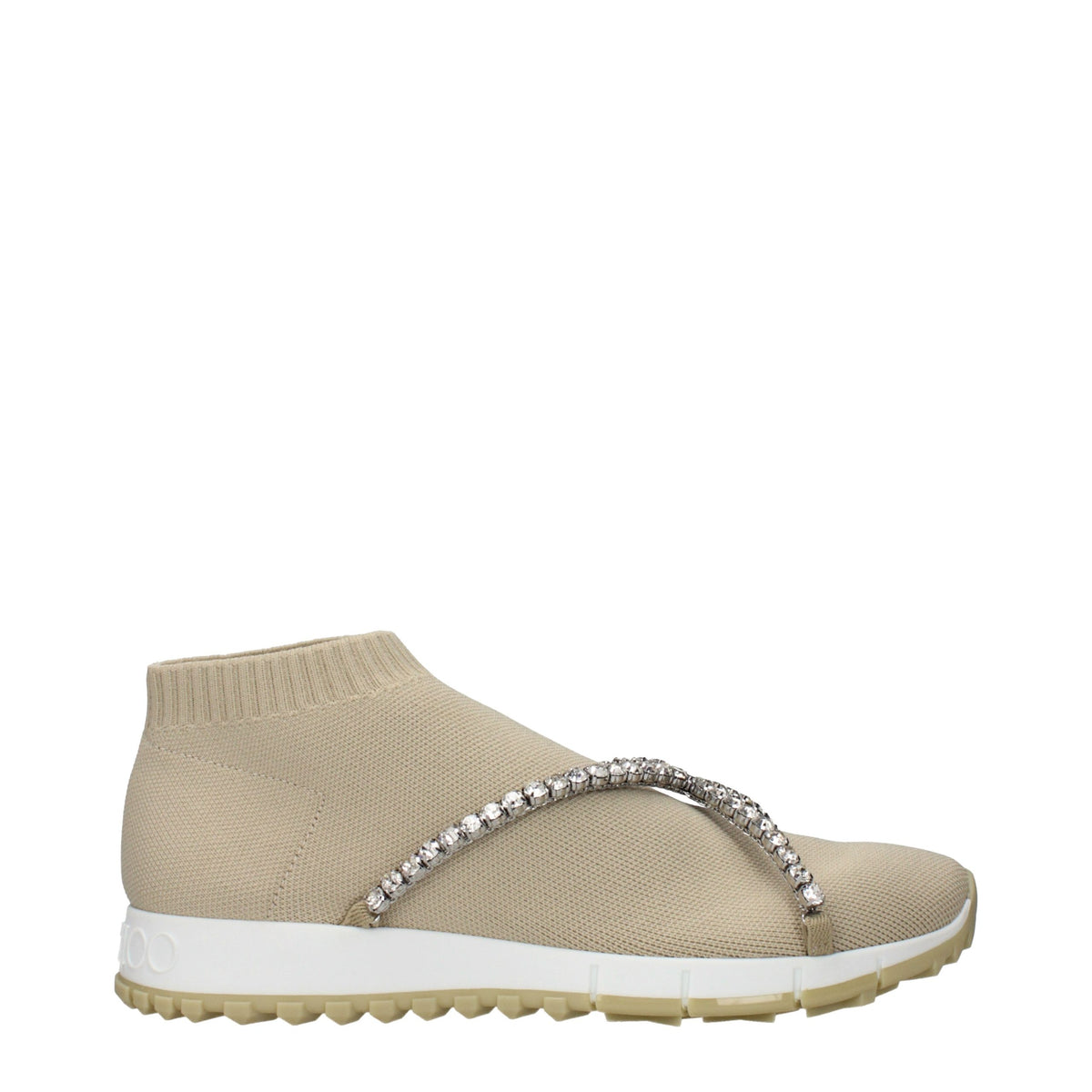 Jimmy Choo Beige Stoffen Instappers