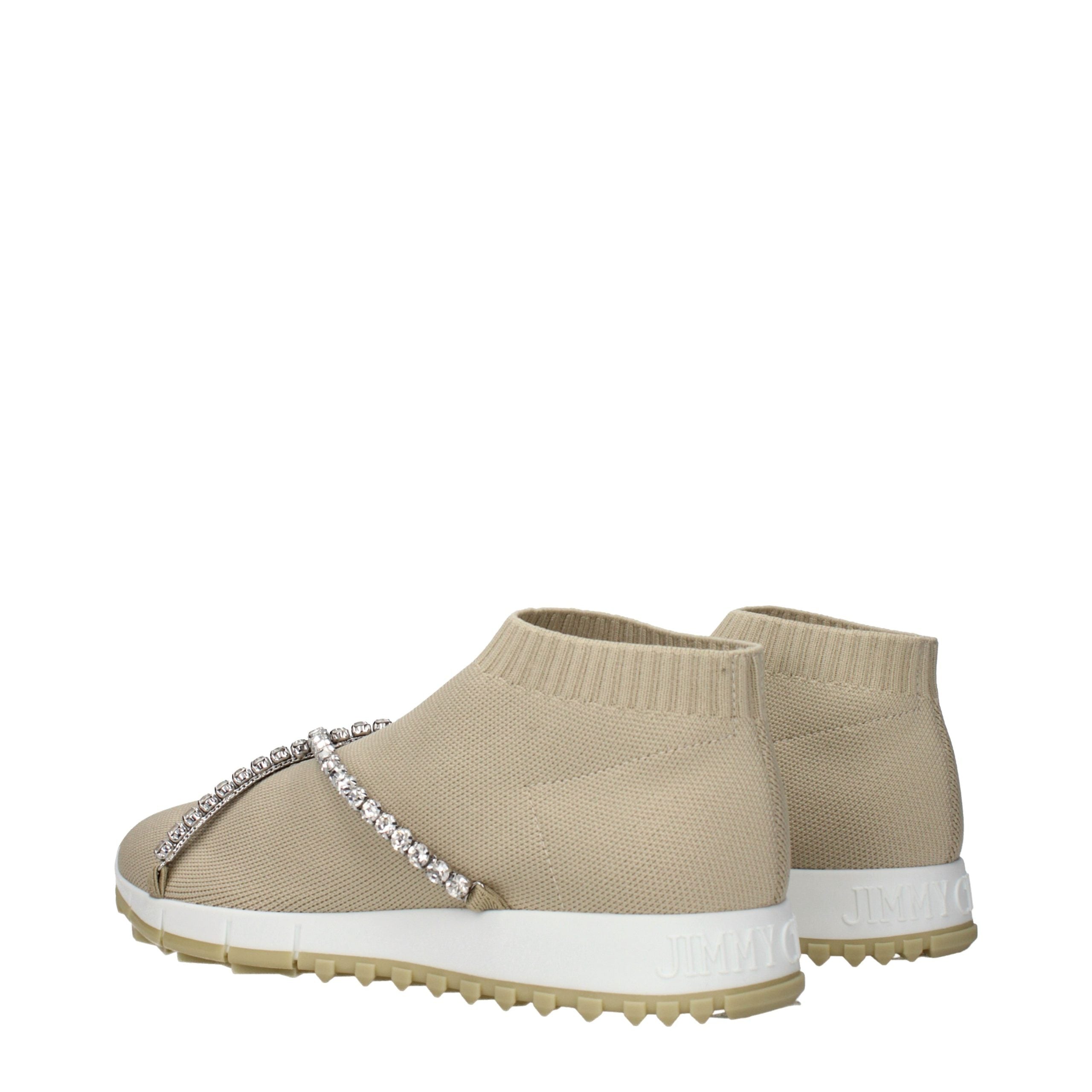 Jimmy Choo Beige Stoffen Instappers