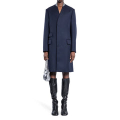 Maison Margiela Blauer Wollmantel