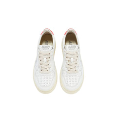 Autry White Leather Sneakers