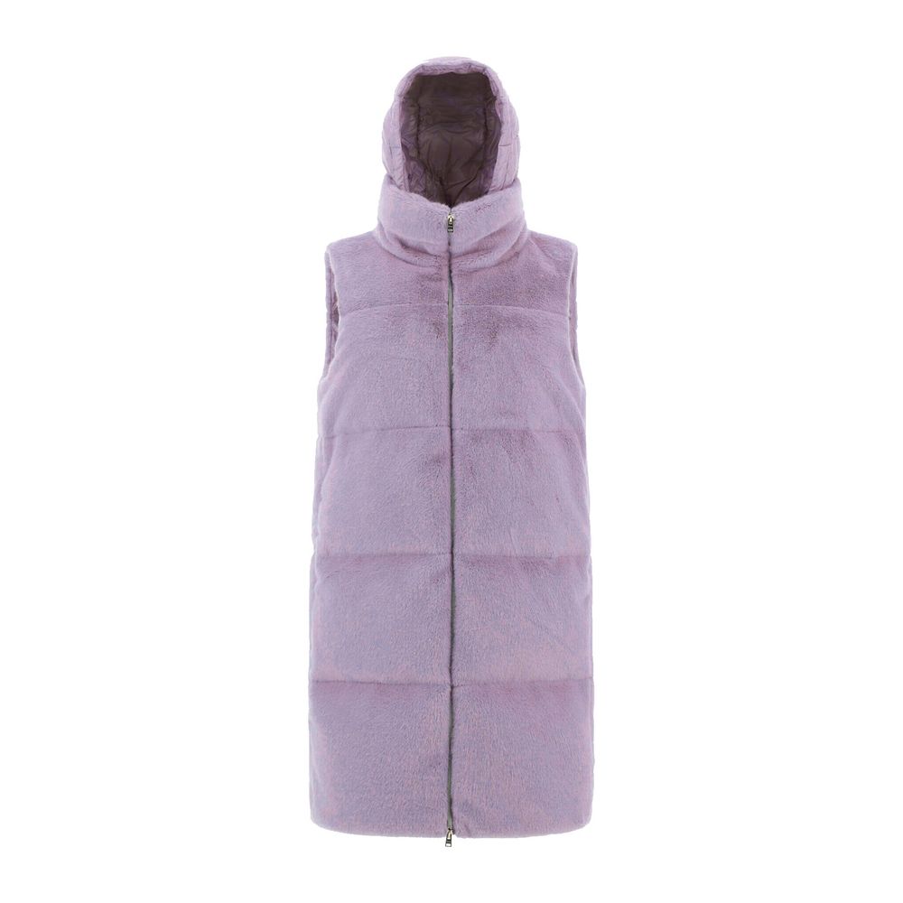 Herno violetter Polyamidmantel