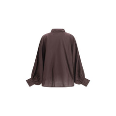 SOSUE Brown Cotton Shirt