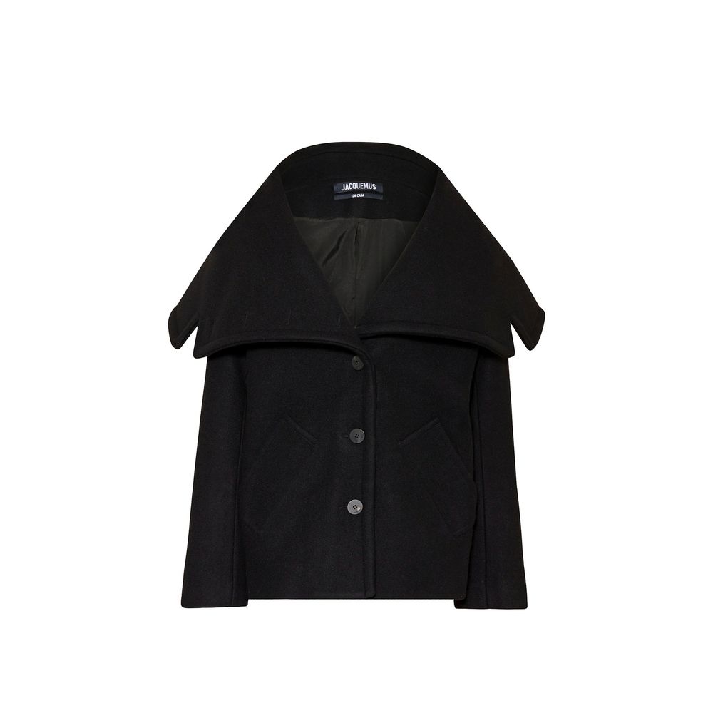Jacquemus Black Virgin Wool Coat