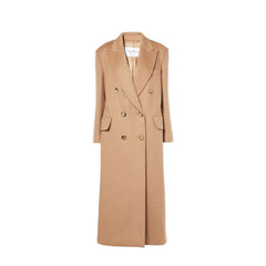 Max Mara Brauner Mantel aus Schurwolle