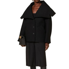 Jacquemus Black Virgin Wool Coat