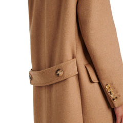Max Mara Brauner Mantel aus Schurwolle