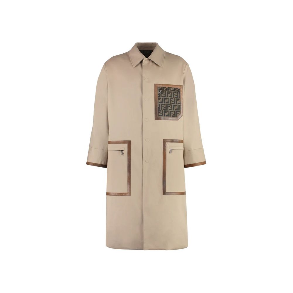 Fendi beige katoenen jas