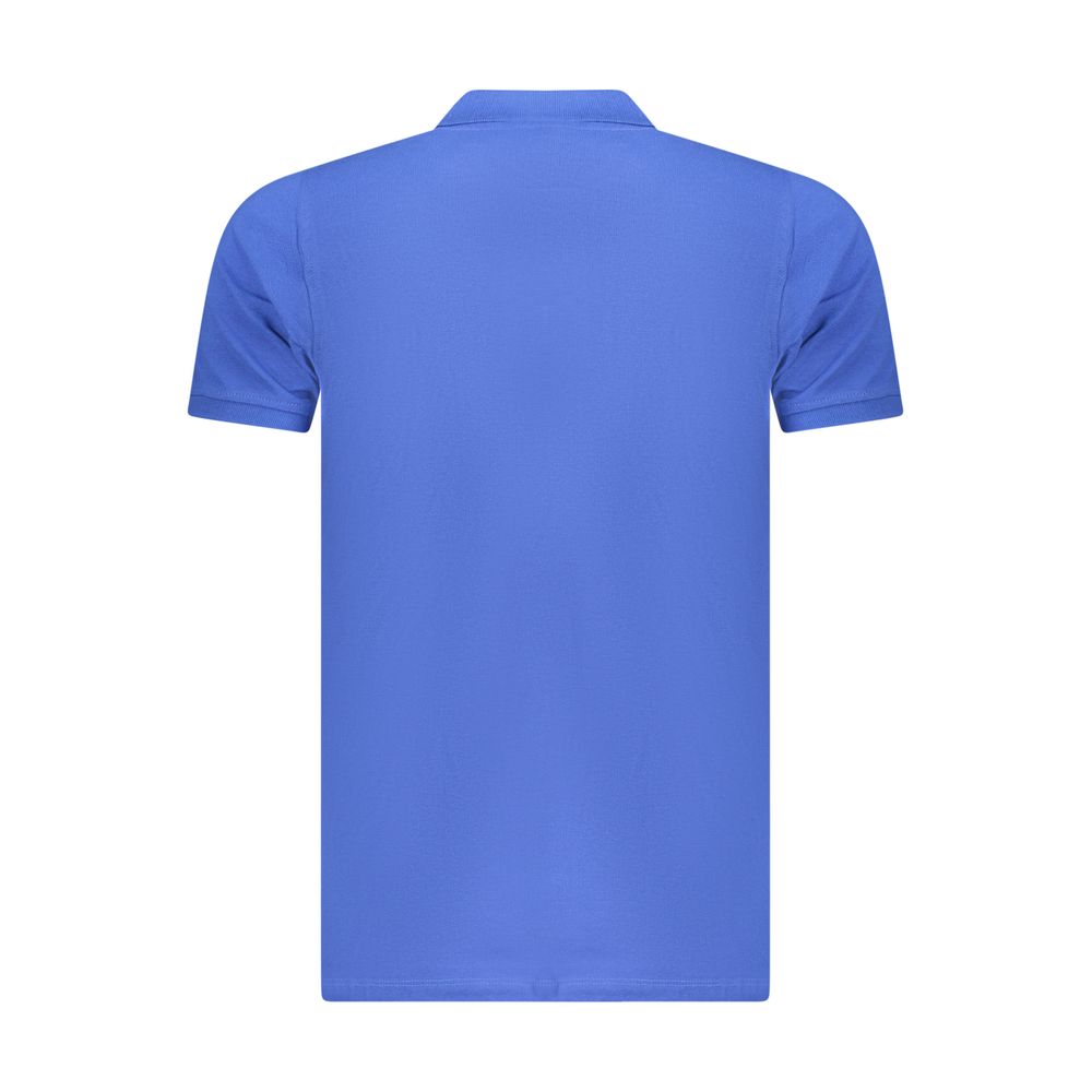 Blaues Poloshirt aus Baumwolle von Norwegen 1963