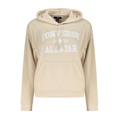 Converse Beige Katoenen Dameshoodie