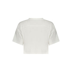 Converse White Cotton Womens T-Shirt