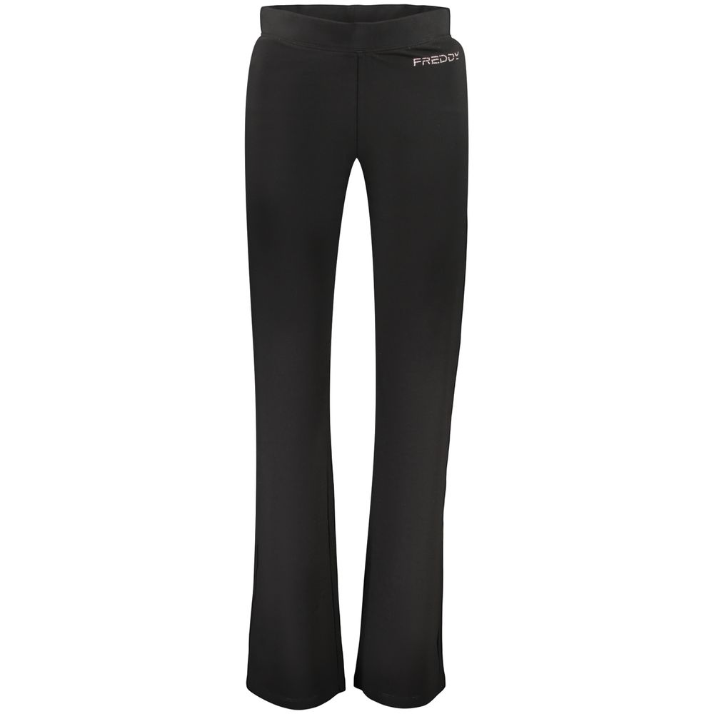 Freddy Black Cotton Athletic Pants