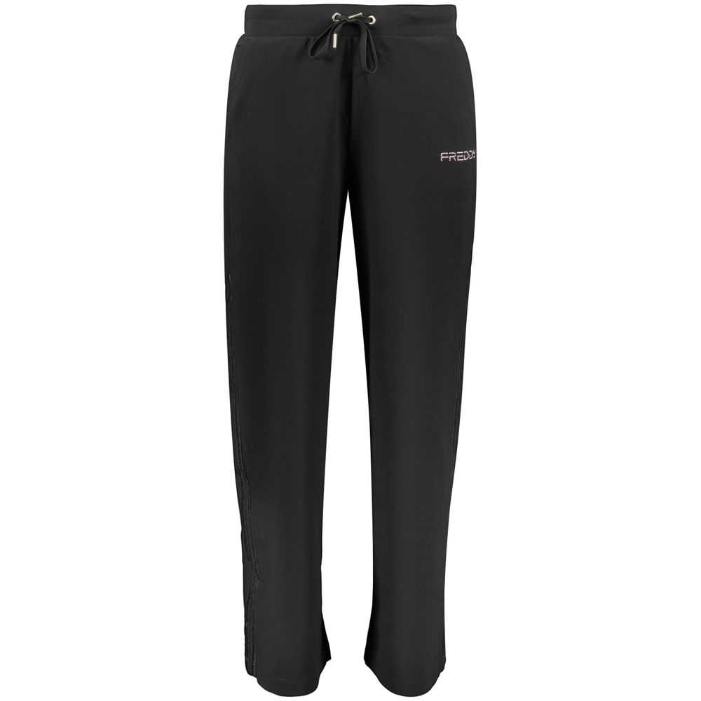 Freddy Schwarze Baumwoll-Sporthose