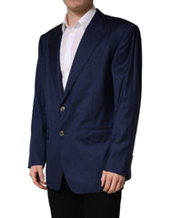 Dolce & Gabbana Blaues Einreiher-Sakko mit 2 Knöpfen