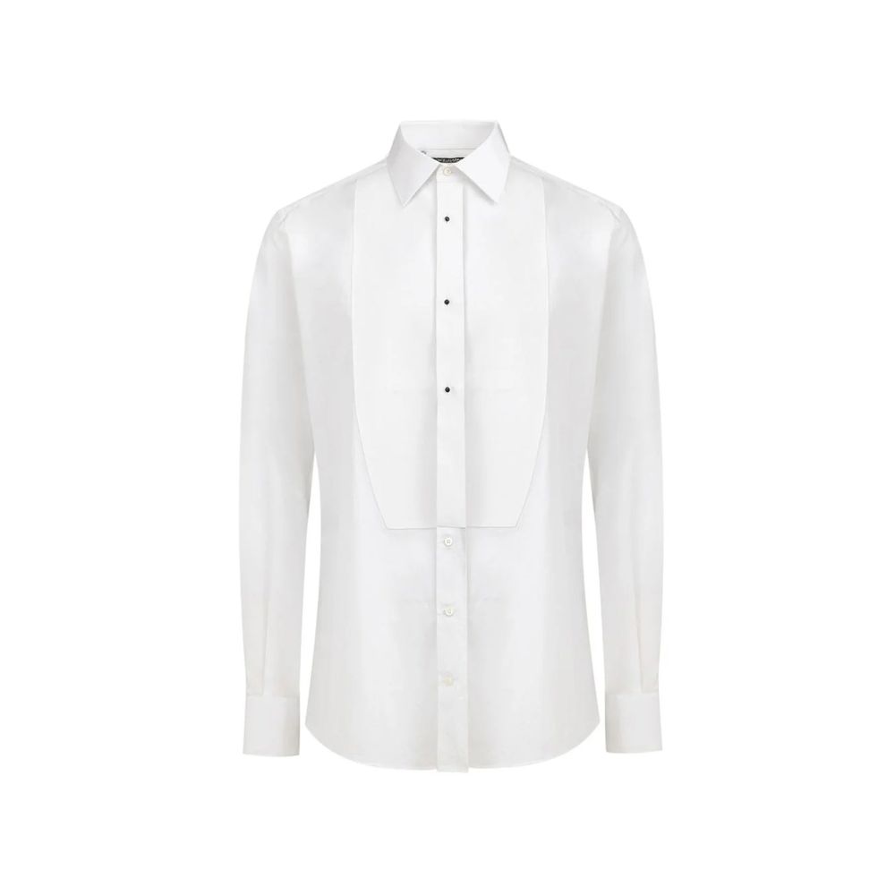 Dolce & Gabbana Weißes Baumwollhemd
