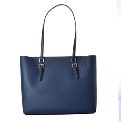 Michael Kors blaue Leder-Tragetasche