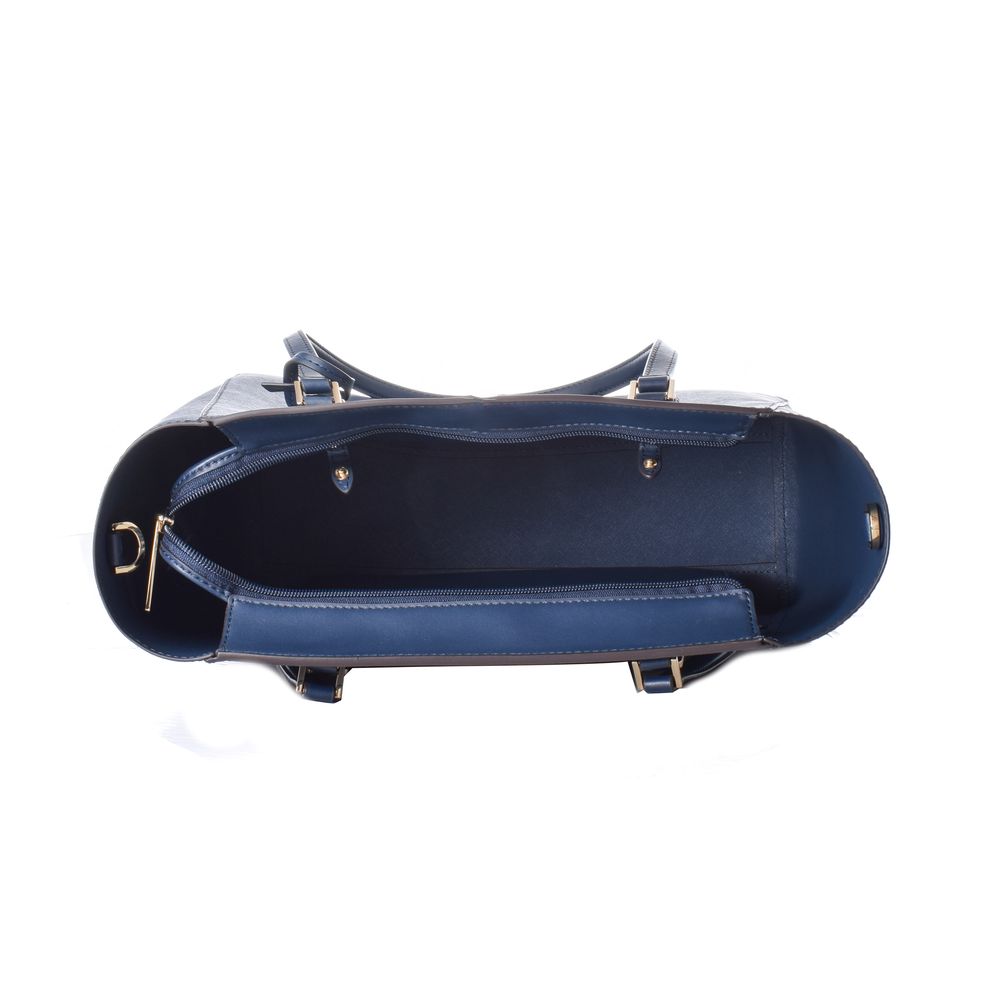 Michael Kors blaue Leder-Tragetasche