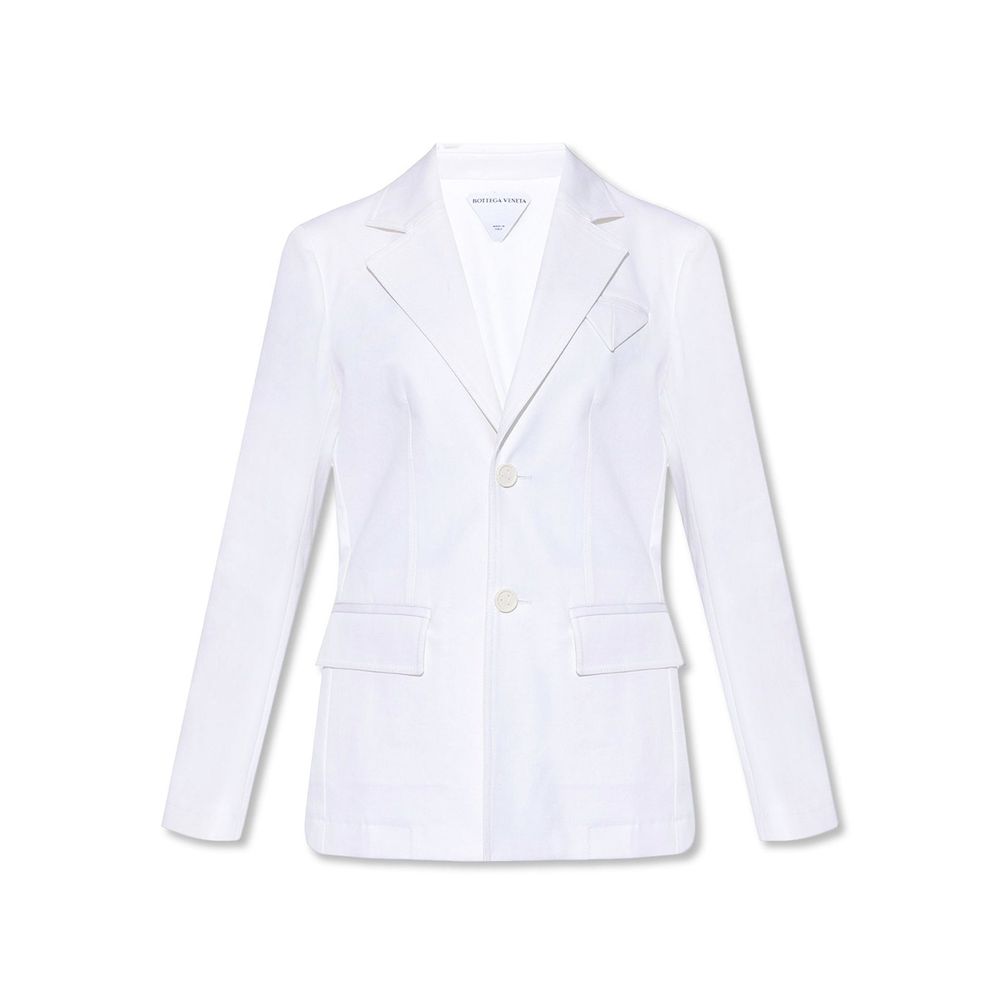 Bottega Veneta Weißer Baumwoll-Blazer