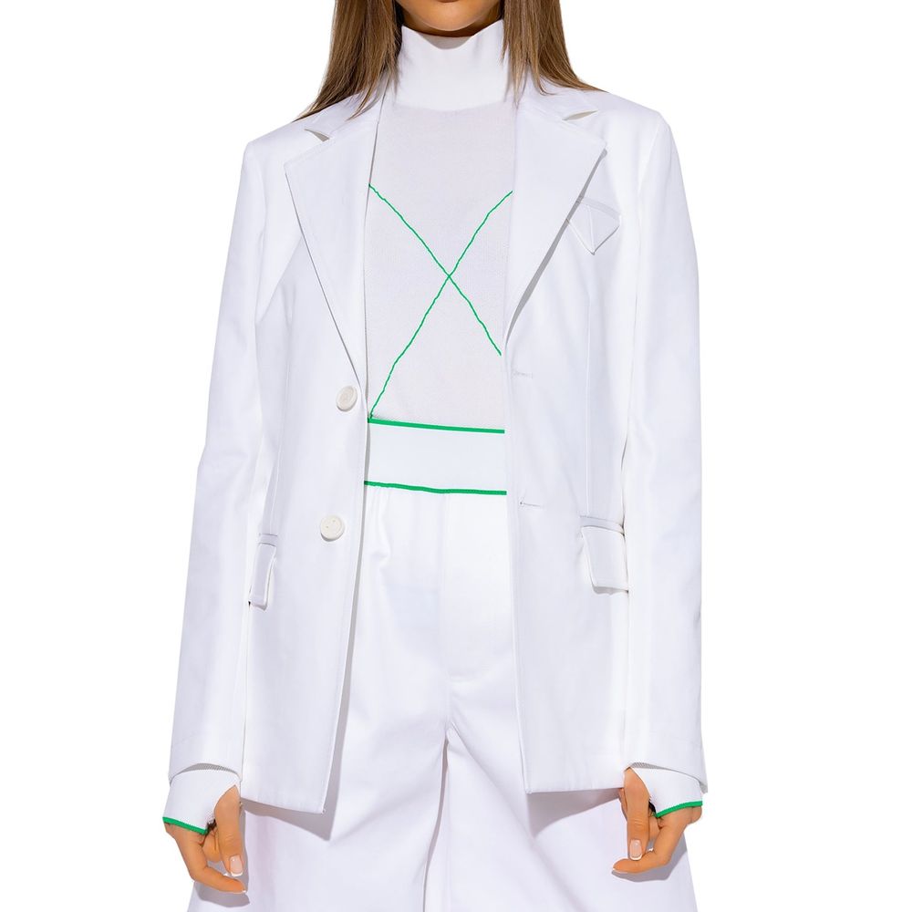 Bottega Veneta Weißer Baumwoll-Blazer