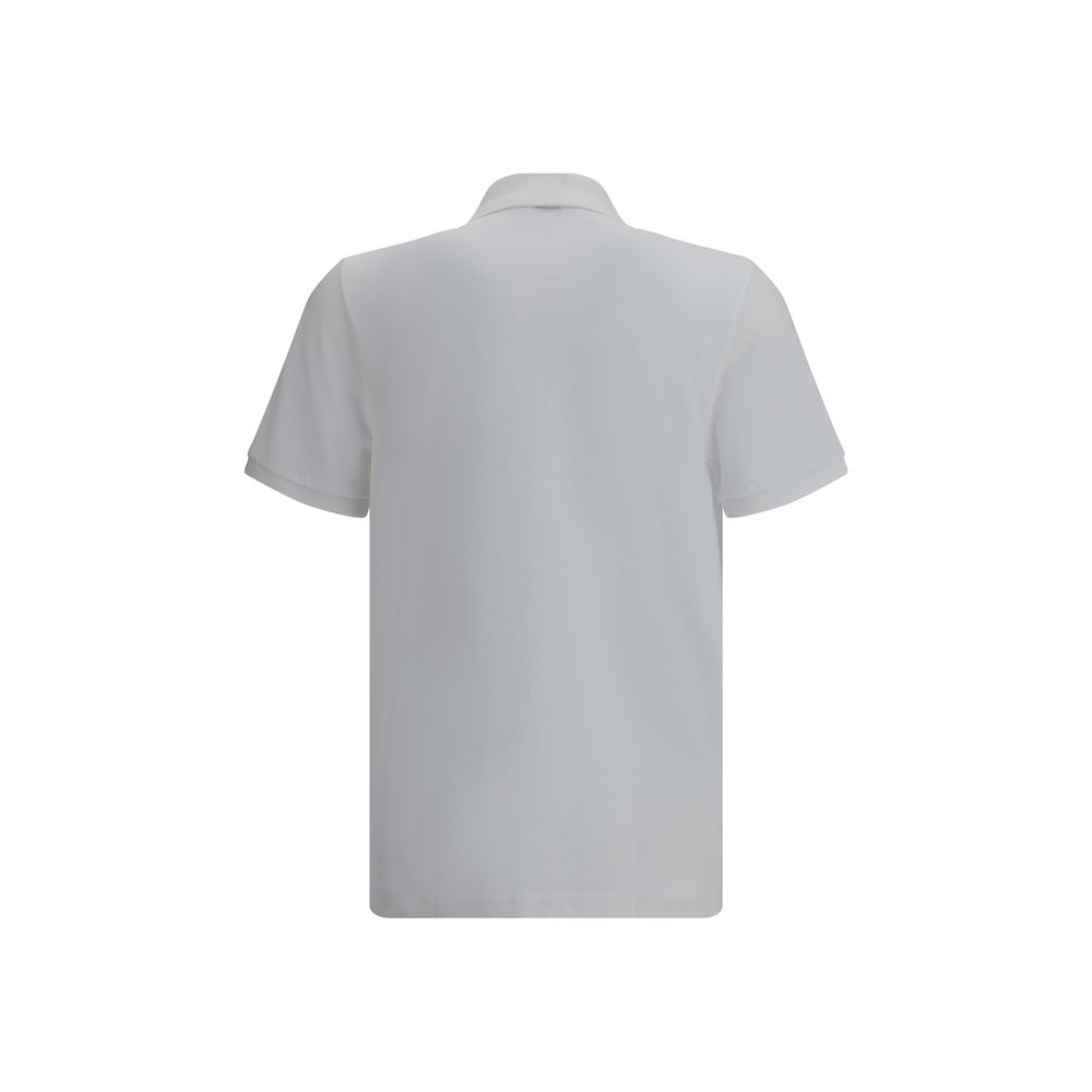 Moose Knuckles Poloshirt aus weißer Baumwolle
