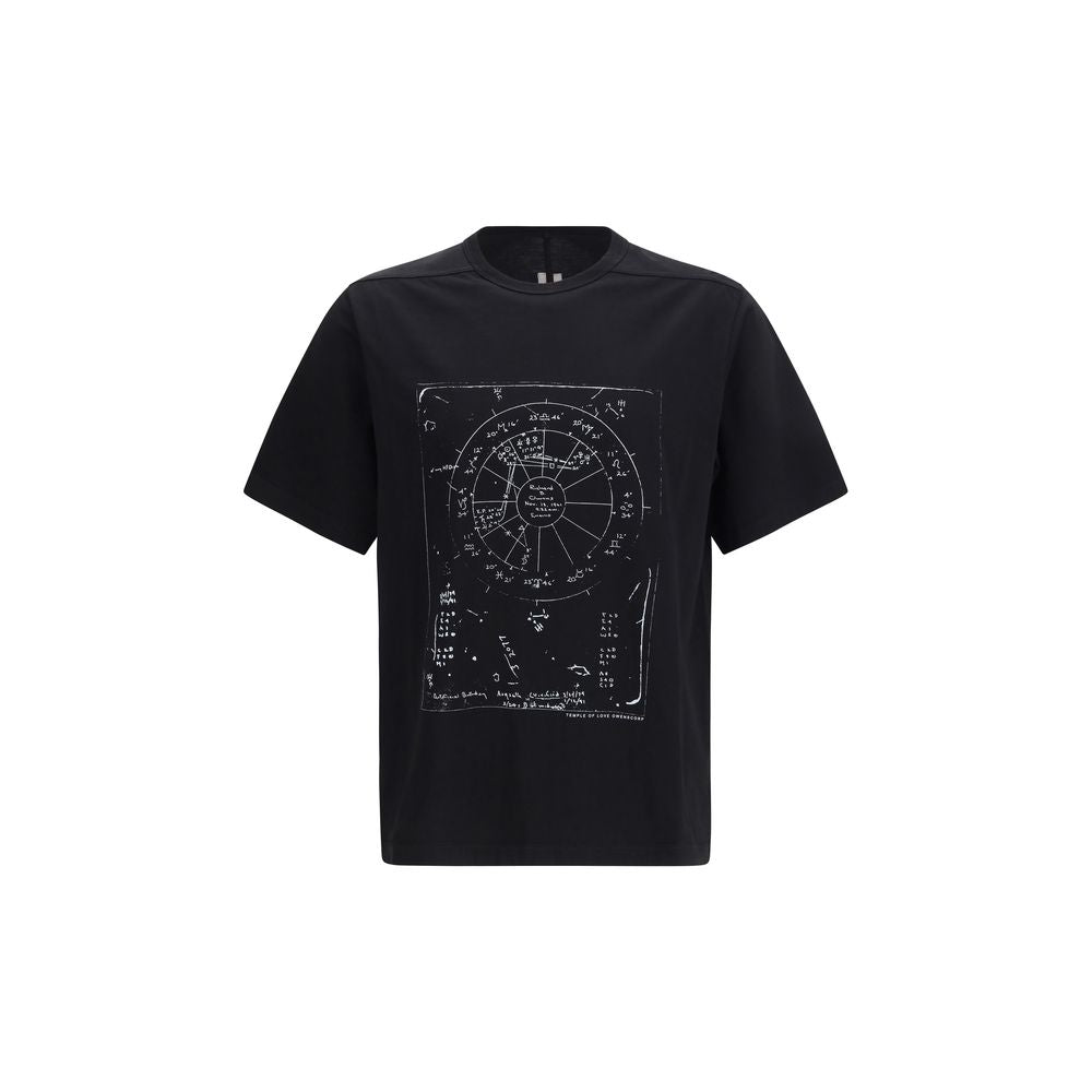 Rick Owens Schwarzes Baumwoll-T-Shirt