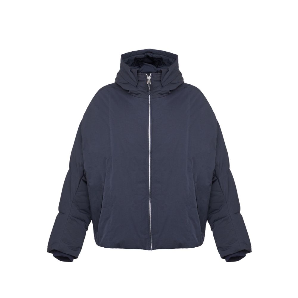 Bottega Veneta Blauwe Polyamide Jas