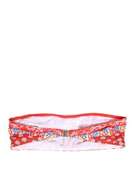Dolce & Gabbana Multicolor Carretto Bandeau Swimsuit Top Swimwear